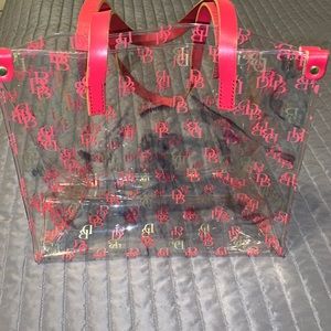 Dooney & Bourke clear small tote bag✔️Cheap enough
